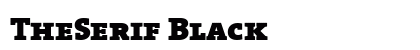 TheSerif Black preview