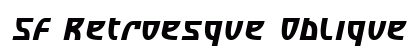SF Retroesque Oblique Font Preview