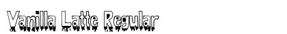 Vanilla Latte Regular Font Preview