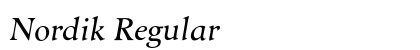 Nordik Regular font free download