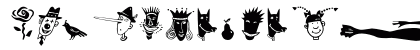 KlunderScript Kreatures Font Preview