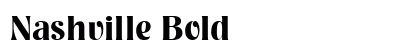 Nashville Bold font free download