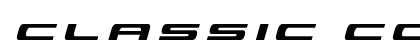 Classic Cobra Title Italic Italic Font Preview