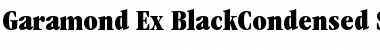 Garamond Ex-BlackCondensed SSi Extra Black Condensed Font