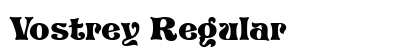 Vostrey Regular Font Preview
