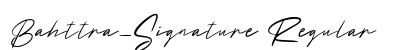 Bahttra_Signature Regular preview