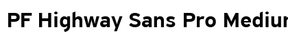 PF Highway Sans Pro Medium font free download