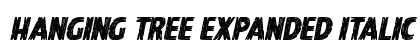 Hanging Tree Expanded Italic Expanded Italic Font Preview