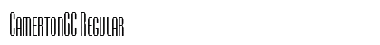 CamertonGC Regular (OpenType) Font Preview