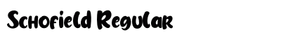 Schofield Regular (OpenType) Font Preview