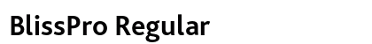 BlissPro Regular preview