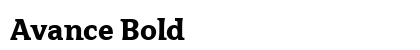 Avance Bold preview