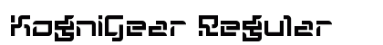 KogniGear Regular Font Preview