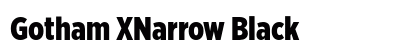 Gotham XNarrow Black preview