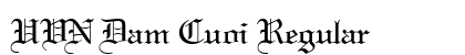 UVN Dam Cuoi Regular Font Preview