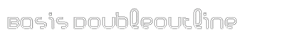 Basis DoubleOutline Font Preview