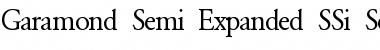 Garamond Semi Expanded SSi Semi Expanded Font