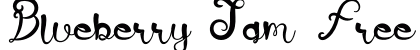 Blueberry Jam Free For Personal Regular Font Preview