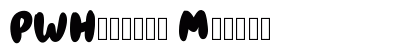 PWHaunted Medium Font Preview