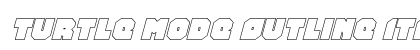 Turtle Mode Outline Italic Outline Italic Font Preview