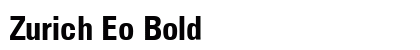 Zurich Eo Bold preview