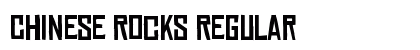 Chinese Rocks Regular font free download