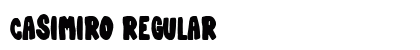 Casimiro Regular Font Casimiro Regular Font Preview