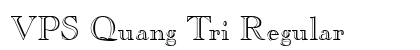 VPS Quang Tri Regular Font Preview