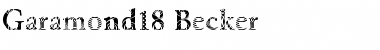 Garamond18 Becker Regular Font