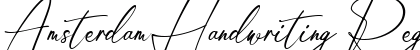Amsterdam Handwriting Regular font free download