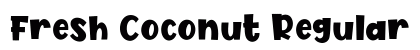 Fresh Coconut Regular Font Preview