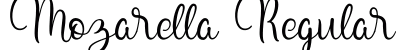 Mozarella Regular Font Preview