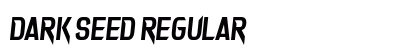 Dark Seed Regular (OpenType) Font Preview