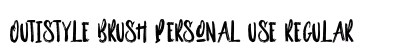 Outistyle Brush Personal Use Regular