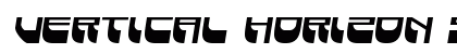 Vertical Horizon Semi-Italic Semi-Italic Font Preview