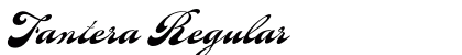 Fantera Regular font free download