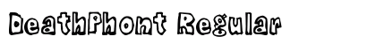 DeathPhont Regular Font Preview