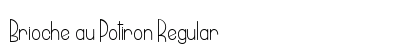 Brioche au Potiron Regular Font Preview