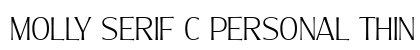Molly Serif C PERSONAL Thin Preview