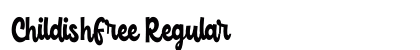 ChildishFree Regular preview