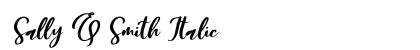 Sally & Smith Italic (OpenType) Font Preview