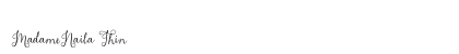 MadameNaila Thin Font Preview