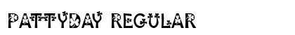 PattyDay Regular Font Preview