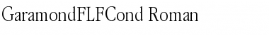 GaramondFLFCond-Roman Regular Font