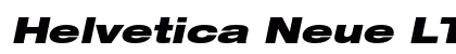 Helvetica Neue LT Pro 93 Black Extended Oblique font free download