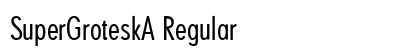 SuperGroteskA Regular Preview