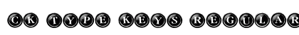 CK Type Keys Regular Font Preview