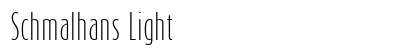 Schmalhans Light font free download