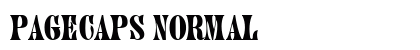PageCaps Normal Font Preview