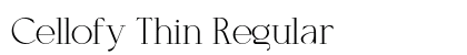 Cellofy Thin Regular preview Cellofy Thin Regular preview